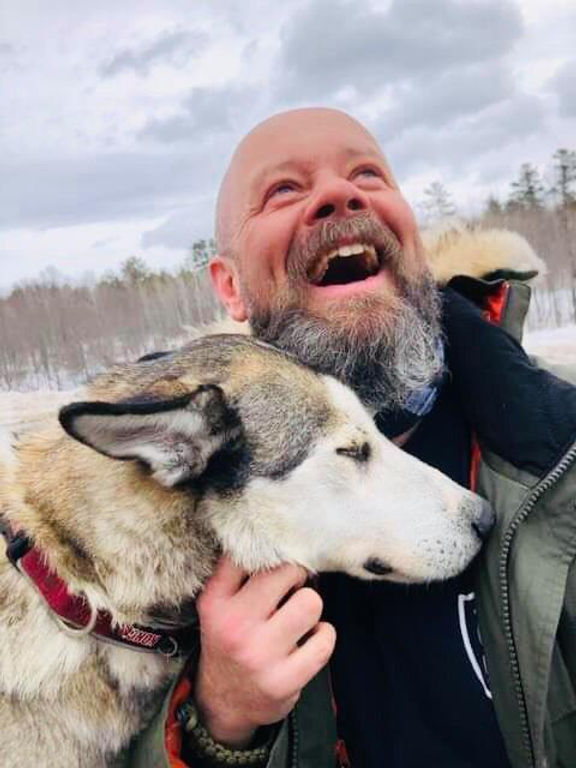 Sawyer the sled dog