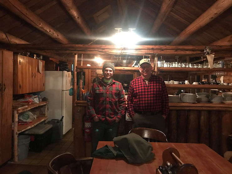 Resting at Jalbert Sporting Camp