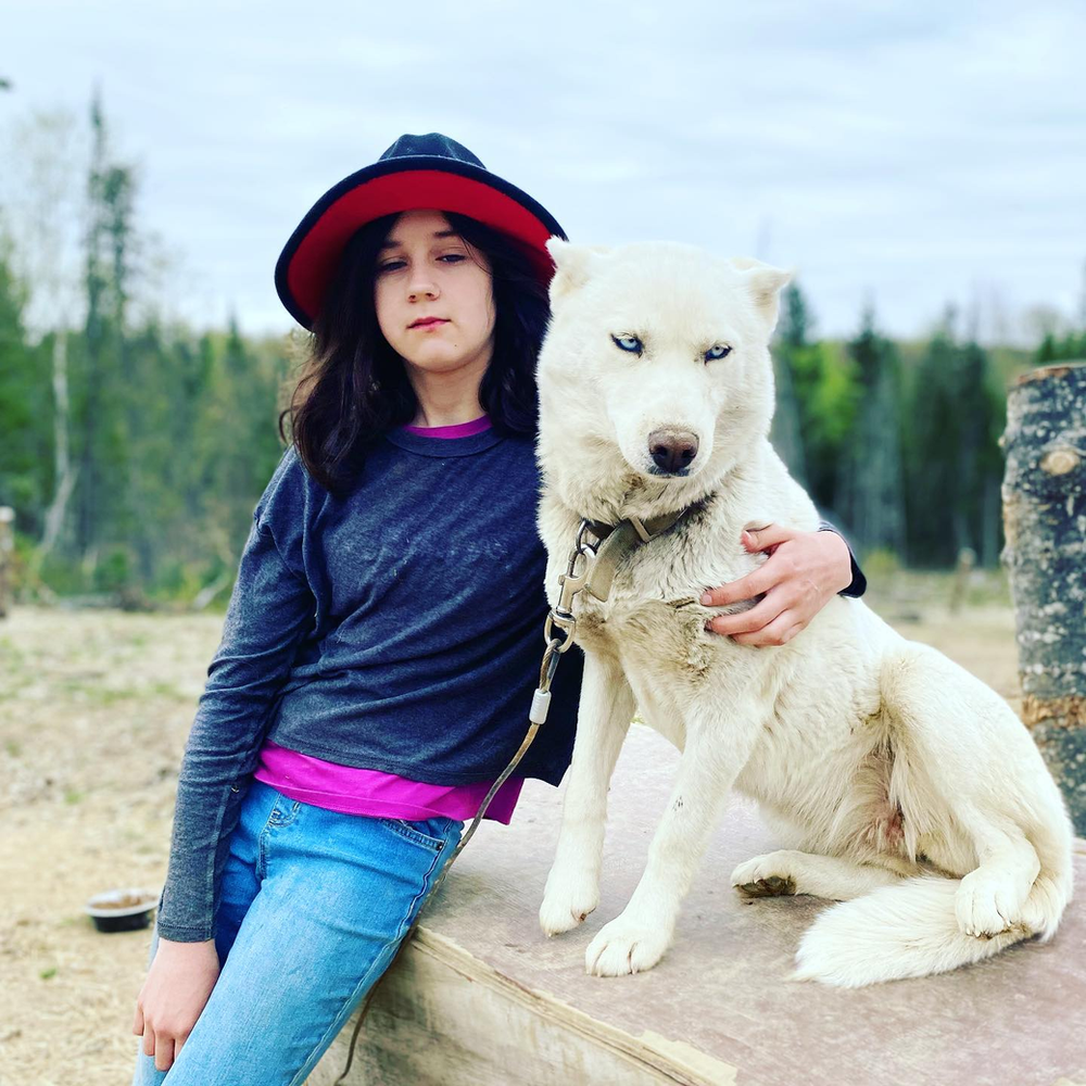Musher and sled dog bond